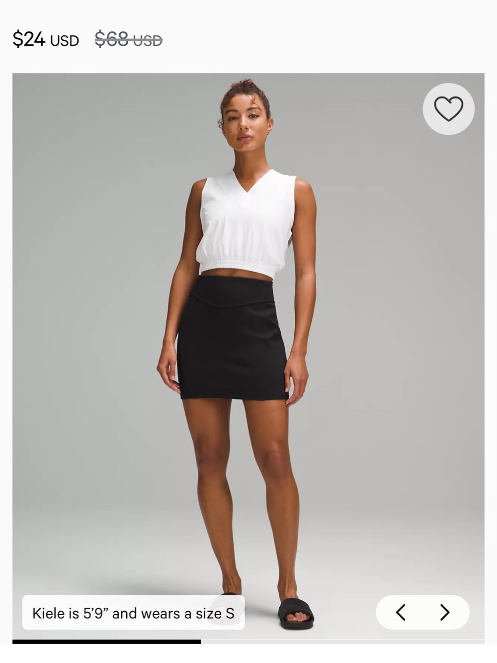 Lululemon Scuba HR Mini Skirt